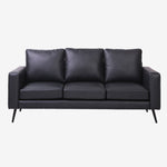 Living Room Amelie II Seater Sofa Black 3 Seater (4814930739279)