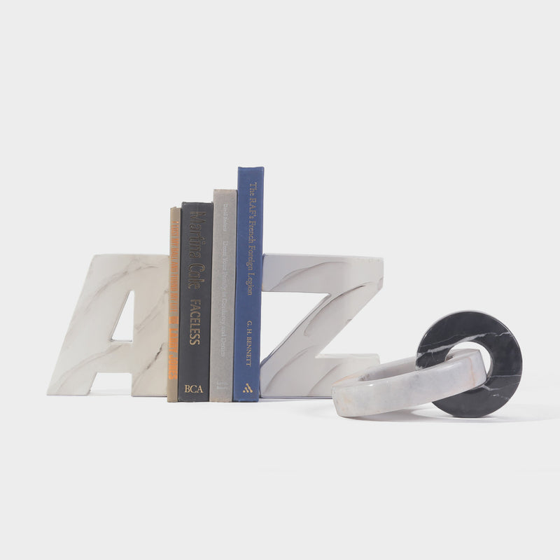 Arteseria Classic A & Z Bookends